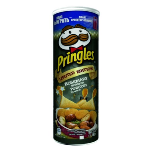 Pringles чипсы картофельные запеченные с розмарином, 165 гр